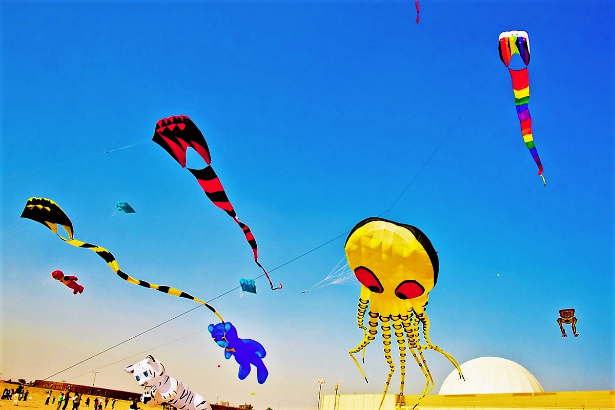 Kite Fiesta 2018 - A Festival of Colorful Kites
