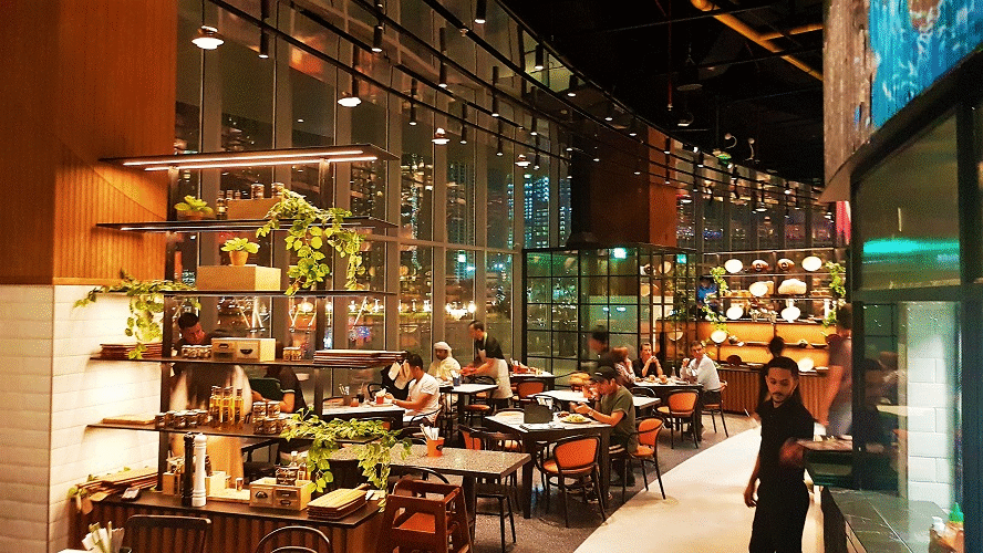 Todd English Food Hall Dubai - Elegant Indoor Atmosphere
