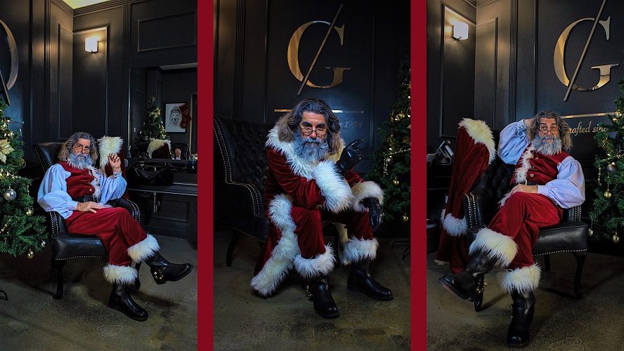 CG Barbershop Dubai Media City welcomes Santa Claus